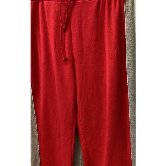 Jay Day Womens XL Side Stripe Cotton Blend Drawstring Elastic Waist Sweat Pants - Picture 3 of 6